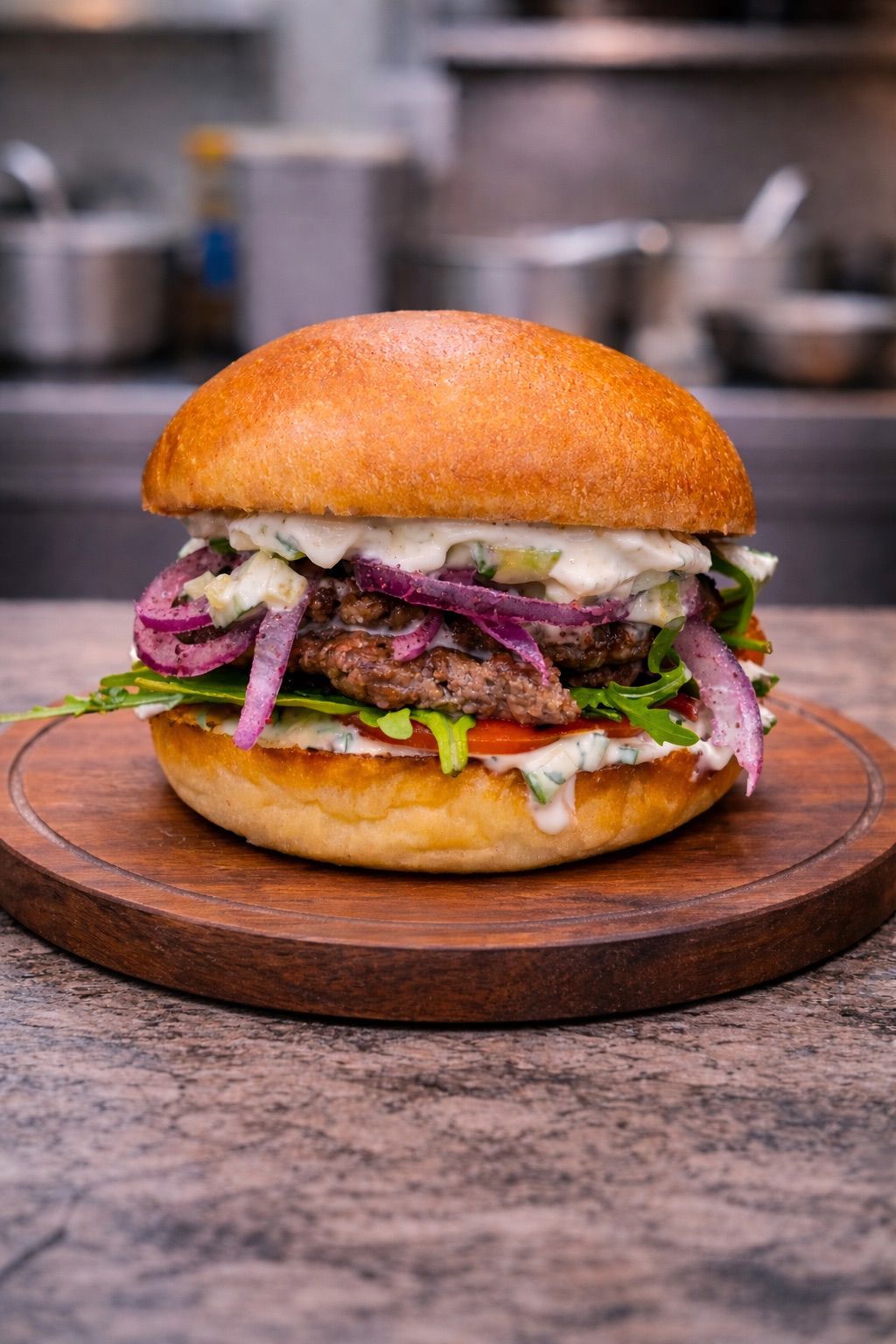 April Lamb Burger